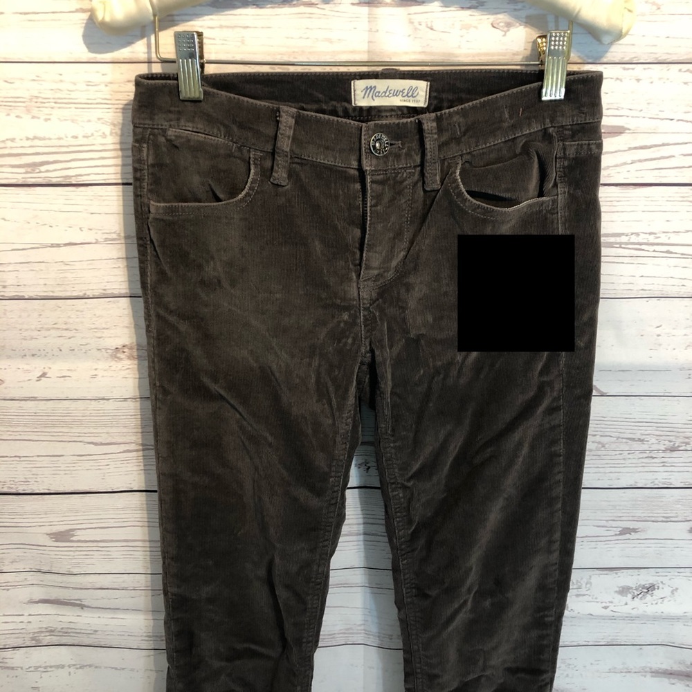 Madewell Corduroy Skinny Brown Jeans - Picture 4 of 8